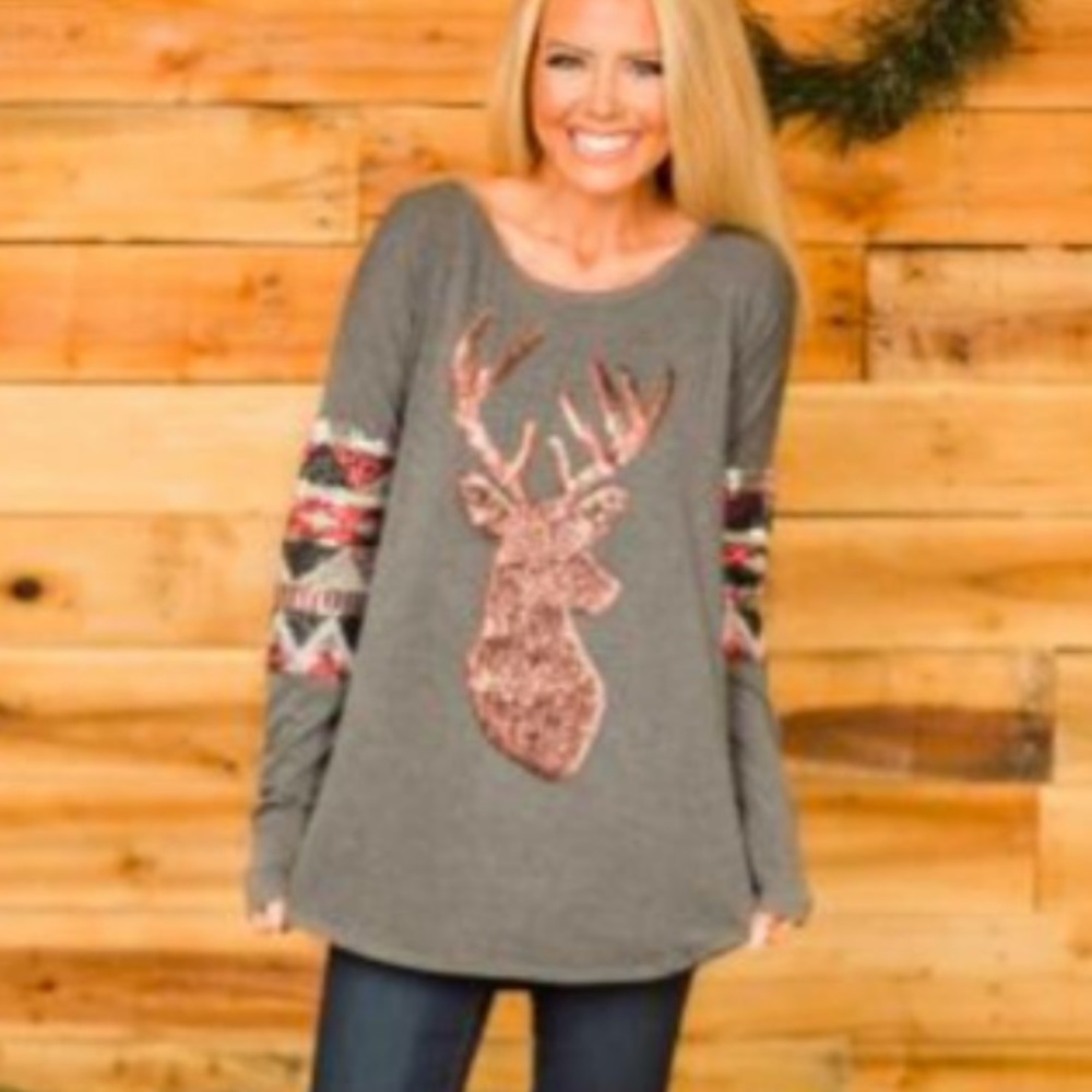 Reindeer blouse